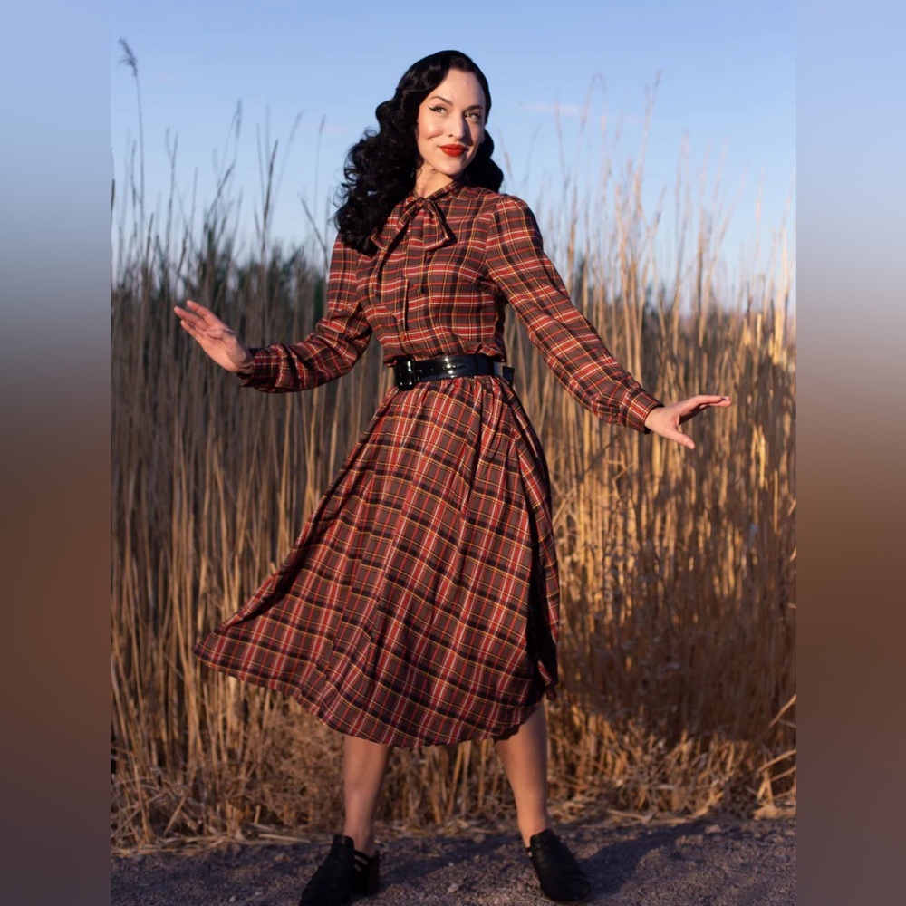 Tatyana Clara Skirt plaid